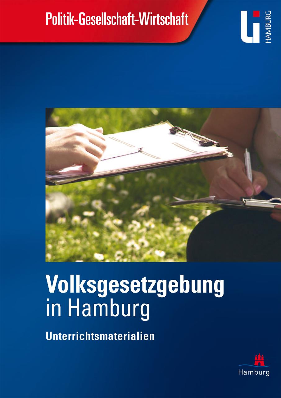 Titelbild der Handreichung Volksgesetzgebung in Hamburg: Unterrichtsmaterialien