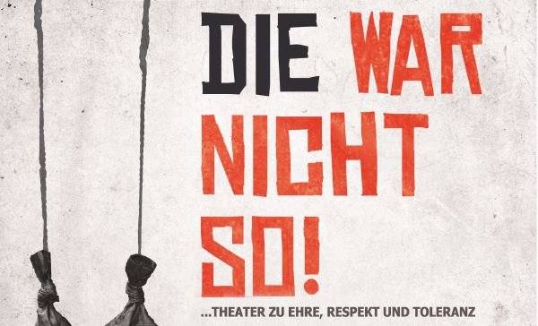 „Die war nicht so!“ - Plakat zum Theaterstück gegen sexualisierte Gewalt an Frauen und Mädchen 