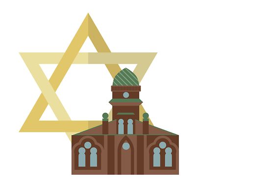 B Symbol Synagogen