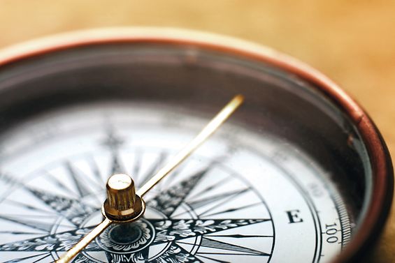 Abbildung eines Kompass